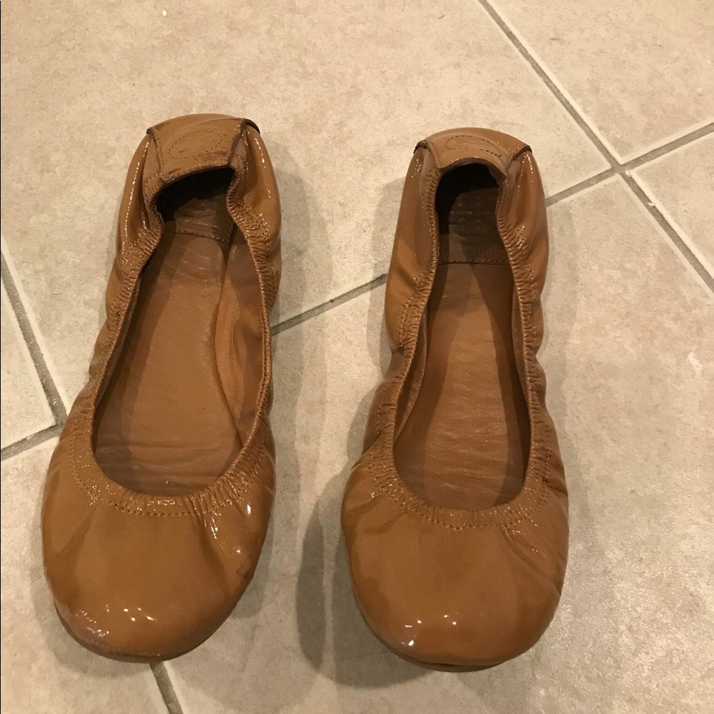 Tory Burch Patent Leather Flats (8.5)